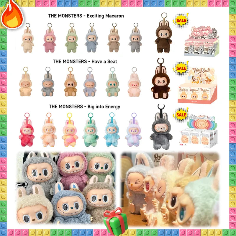 Bubu Big Into Energy, Macaron, and Have a Seat Blind Boxes